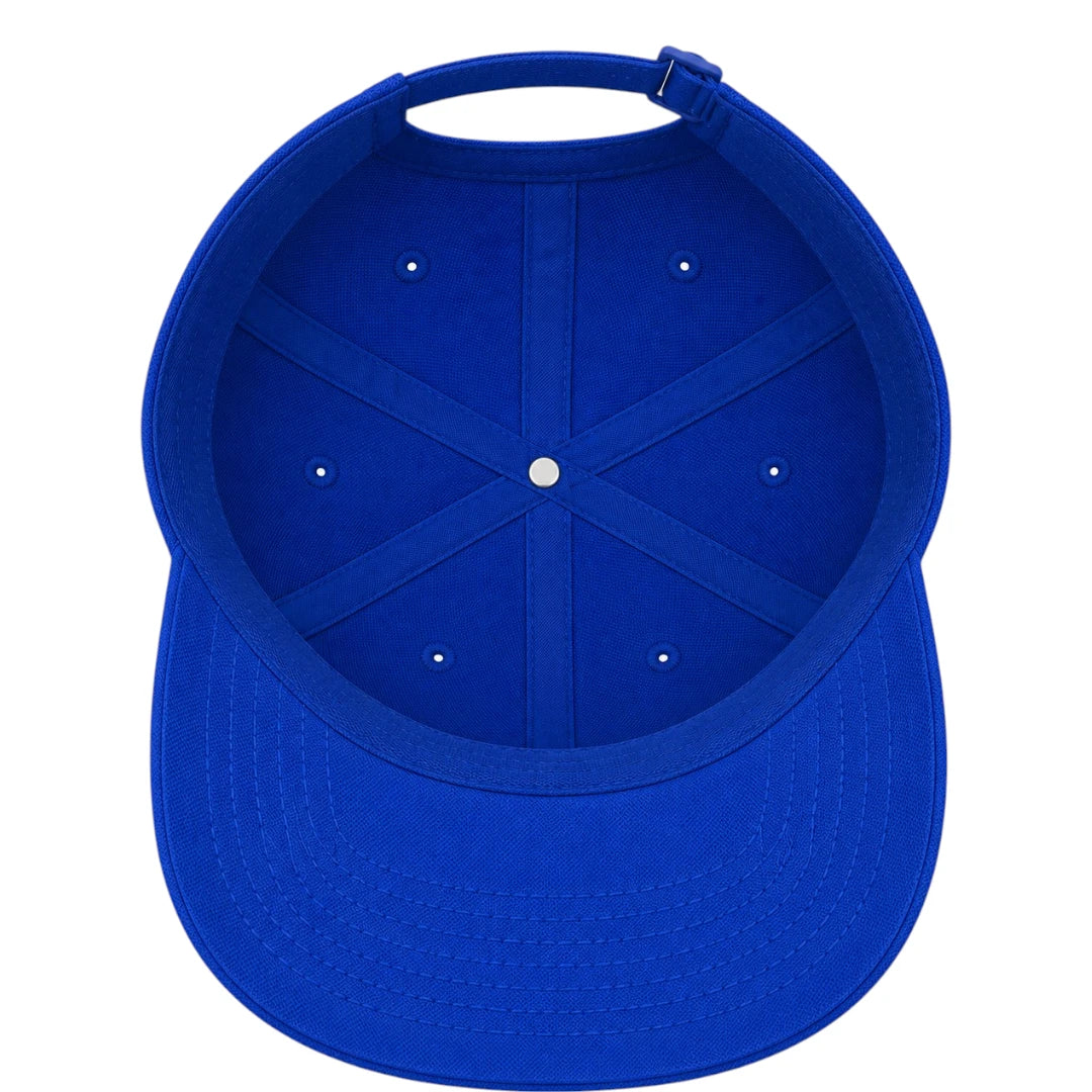 Minur Classic Royal Blue Snapback Cap Adjustable Strap