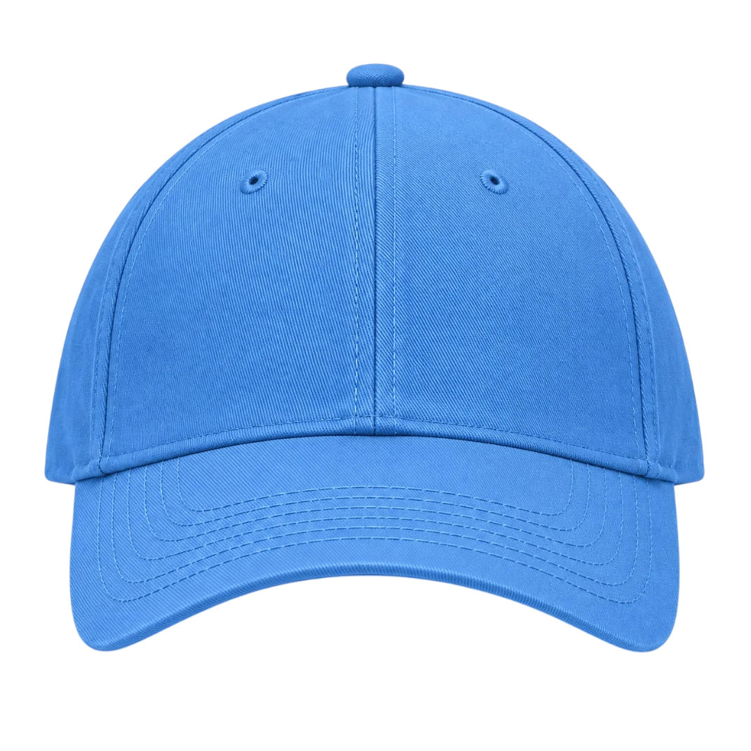 Minur Classic Blue Baseball Cap with Curved Brim