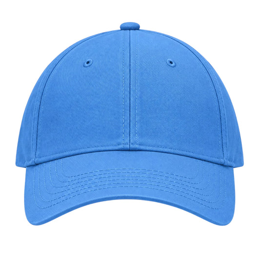 Minur Classic Blue Baseball Cap with Curved Brim
