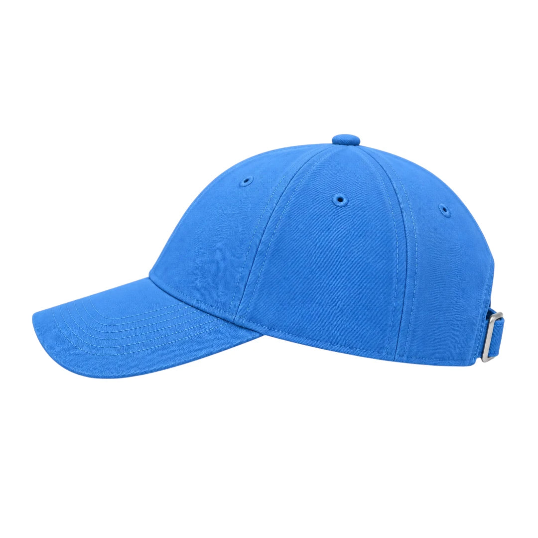 Minur Classic Blue Baseball Cap with Curved Brim