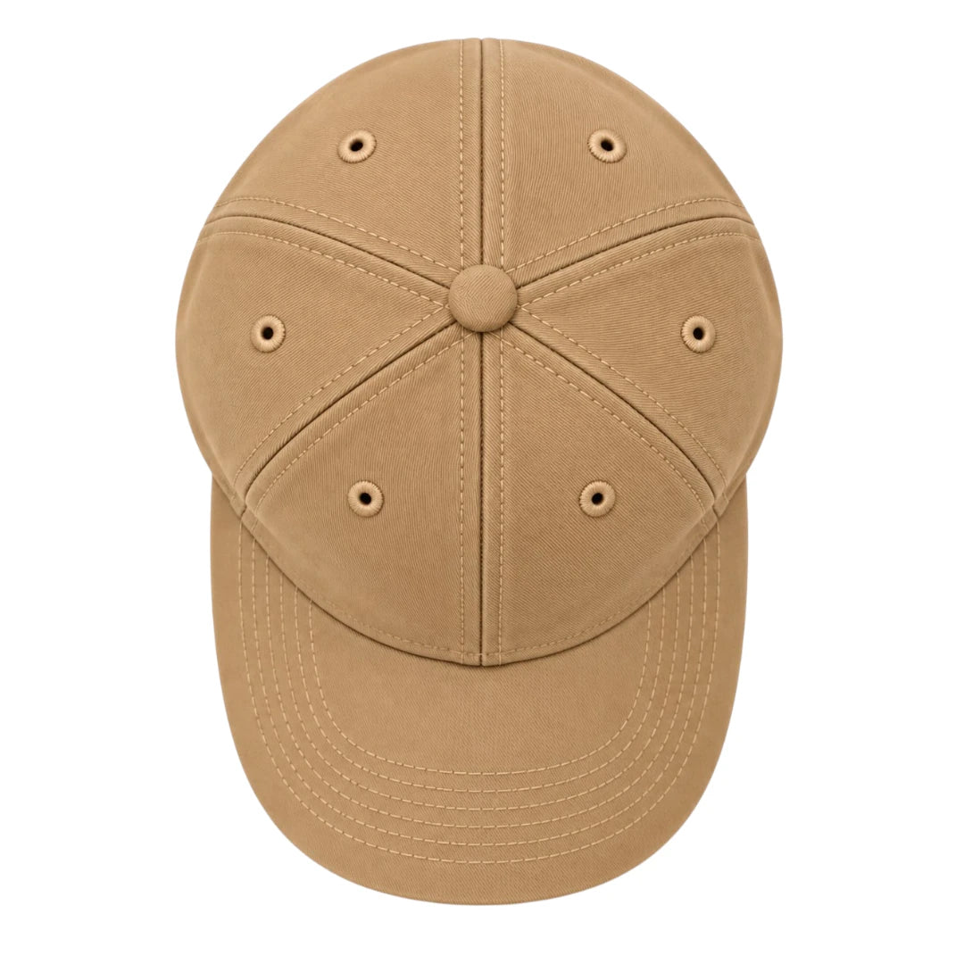 Minur Classic Brown Baseball Cap with Adjustable Strap