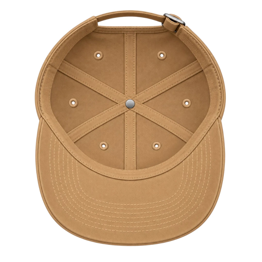 Minur Classic Brown Baseball Cap with Adjustable Strap